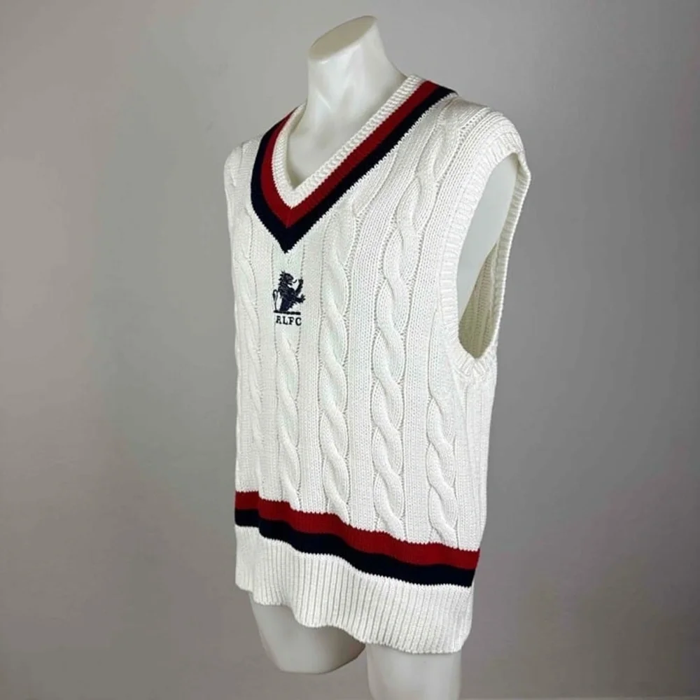 NWT Ralph Lauren Cable Knit Cricket Vest Size XL - Picture 14 of 16